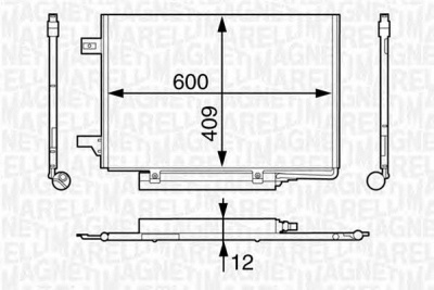MAGNETI MARELLI 350203624000 -  Конденсатор, кондиционер